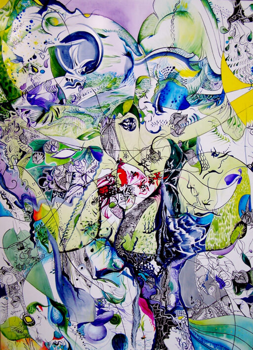 Interpretation, acrilic pe pânză, 70x100, 2012