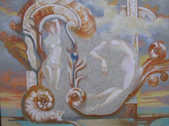 Perlele, up, 60x80, 2014
